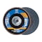 Pferd 5" x 5/8-11 Thd. POLIFAN Flap Disc - Z PSF STEELOX, Zirconia, 40 Grit, Conical 63035 - alternate 1